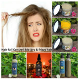 Taruvar Ayurveda - Hair Fall Control Kit for Dry and Frizzy Hair - Taruvar Ayurveda