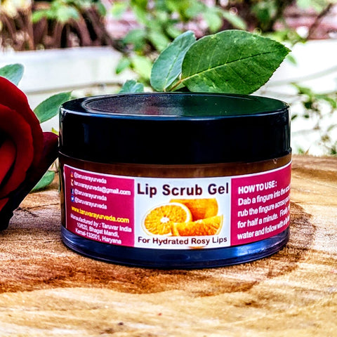 Lip Scrub Gel to Get Hydrated Rosy Lips Naturally - Taruvar Ayurveda